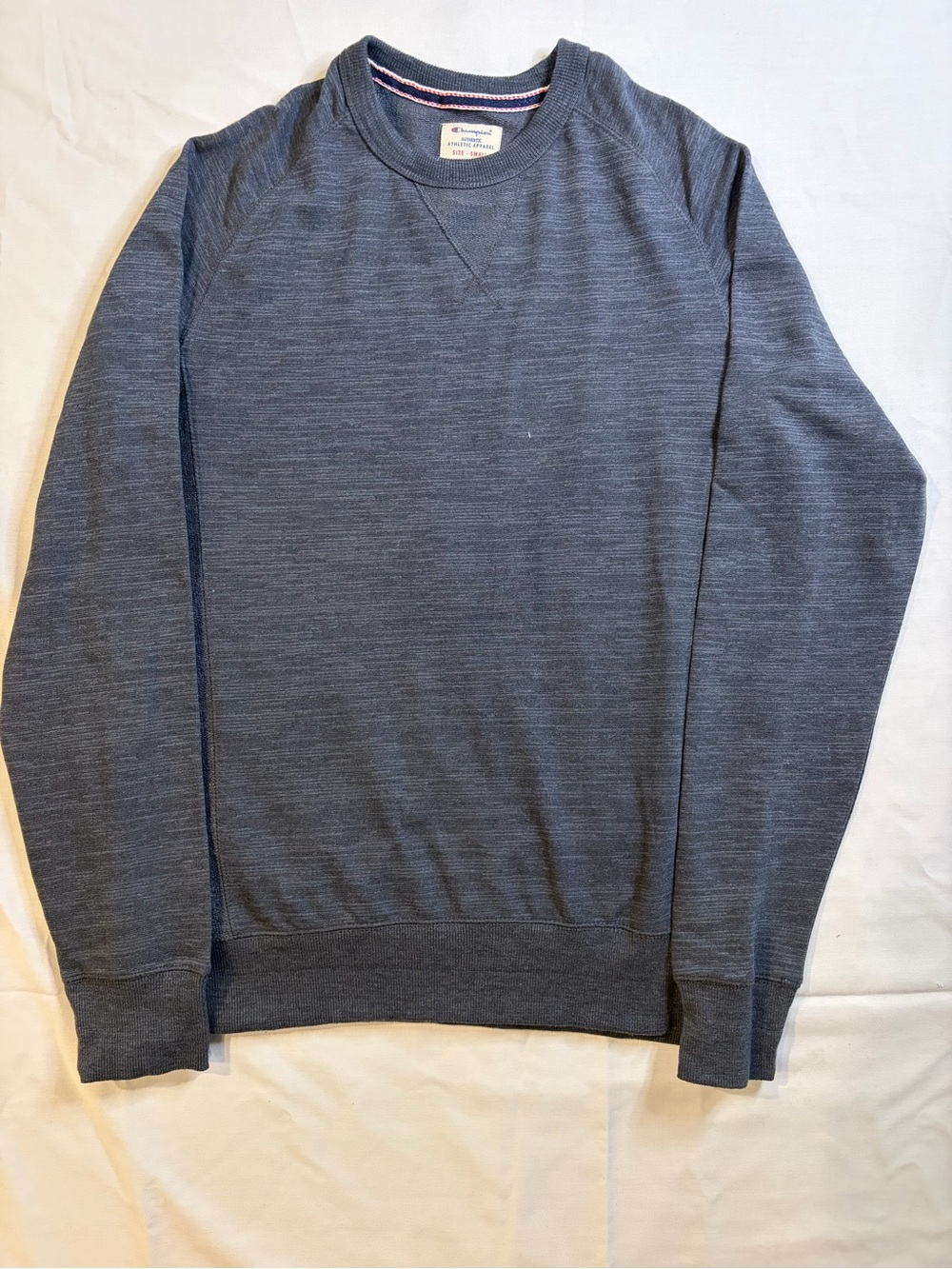 Champion Men's Dark Heather Navy Crewneck Sweatshirt